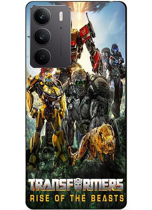 Чехол силиконовый бампер для realme c75 звероботы трансформеры transformers