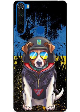 Силіконовий чохол бампер для xiaomi redmi note 8t з малюнком пес патрон