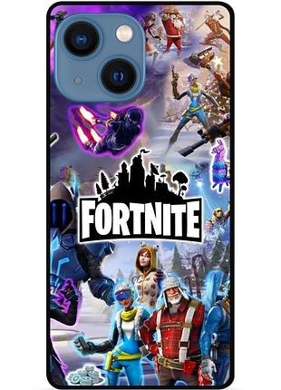 Силиконовый чехол бампер для iphone 13 игра fortnite фортнайт