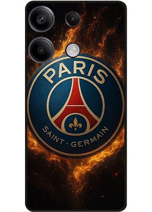 Силіконовий чохол бампер для infinix smart 7 hd з малюнком psg псж