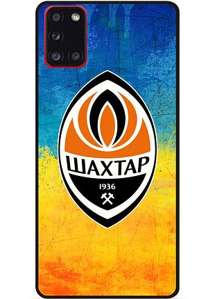 Силиконовый чехол бампер для samsung a41 с рисунком шахтер донецк