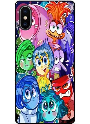 Силіконовий чохол бампер для iphone xs max з малюнком головоломка