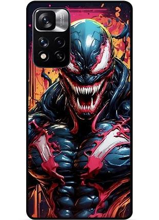 Чехол силиконовый бампер для xiaomi redmi note 11 pro plus 5g с рисунком веном marvel venom
