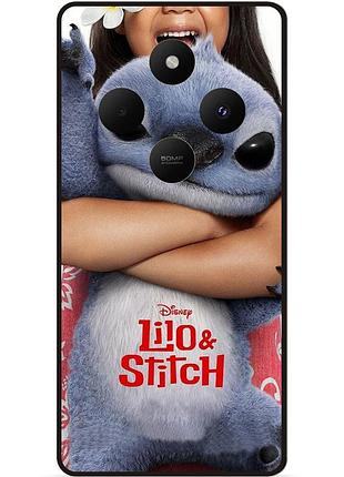 Силіконовий бампер чохол для xiaomi redmi 14c стіч stitch