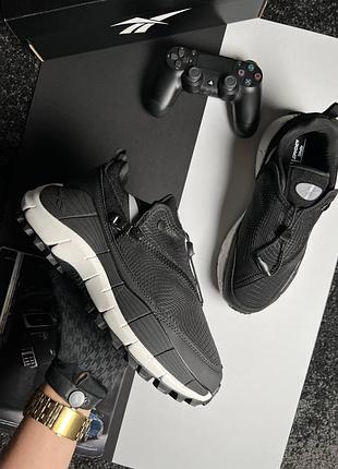 Чоловічі кросівки reebok zig kinetica 2.5 edge x spyder black white