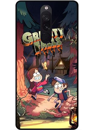Силиконовый бампер чехол для xiaomi redmi 8 с рисунком gravity falls гравити фолз