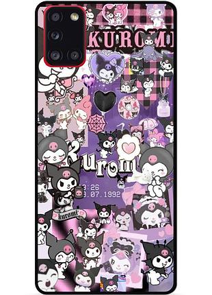 Силіконовий бампер чохол для samsung a02s з малюнком kuromi куроми