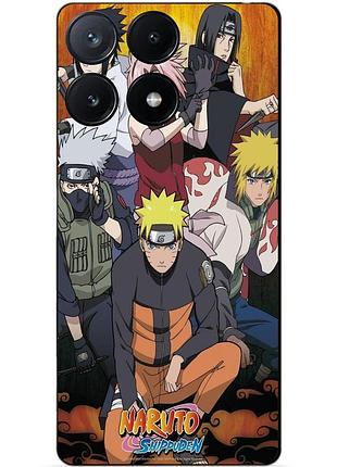 Силіконовий чохол бампер для motorola moto g75 з малюнком naruto наруто аніме