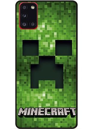 Силіконовий чохол бампер для samsung m51 гра minecraft майнкрафт
