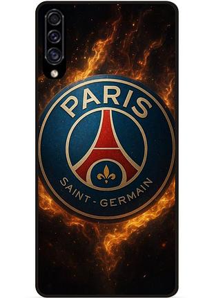 Чехол силиконовый бампер для samsung a10 с рисунком psg псж