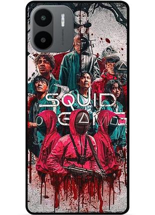Силиконовый чехол для xiaomi redmi a2 с рисунком игра в кальмара