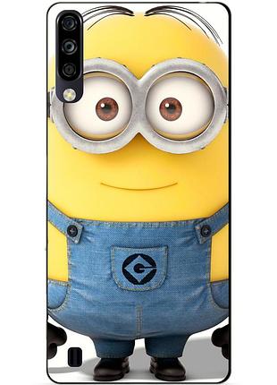 Чехол силиконовый бампер для zte blade a7 2020 с рисунком миньон стюарт minion