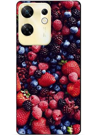 Силіконовий чохол бампер для infinix zero 30 4g з малюнком ягоди