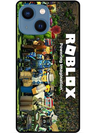 Силіконовий чохол бампер для iphone 13 mini з картинкою роблокс roblox