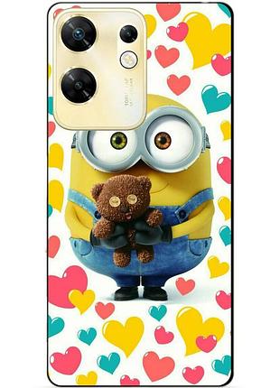 Силіконовий чохол бампер для infinix zero 30 4g з малюнком міньйон боб minion