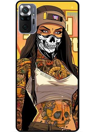 Силіконовий бампер чохол для xiaomi redmi note 10 pro з малюнком gta гта