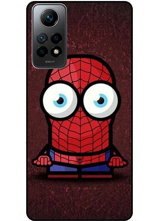 Силиконовый бампер чехол для xiaomi poco x4 pro 5g с рисунком миньон человек паук spider man