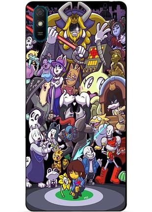 Силіконовий чохол бампер для xiaomi redmi 9a з малюнком undertale андертейл