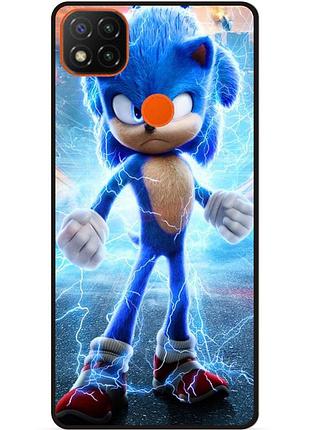 Силіконовий бампер чохол для xiaomi redmi 9c з малюнком соник sonik