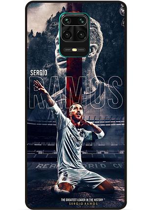 Силіконовий чохол бампер для xiaomi redmi note 9s з малюнком sergio ramos серхио рамос