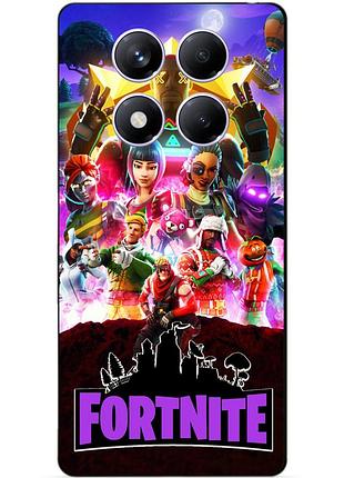 Силіконовий чохол бампер для xiaomi redmi note 14 pro з малюнком fortnite фортнайт