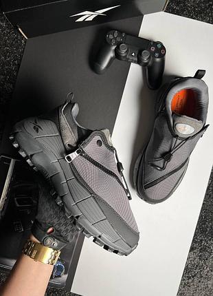 Чоловічі кросівки reebok zig kinetica 2.5 edge x spyder grey black