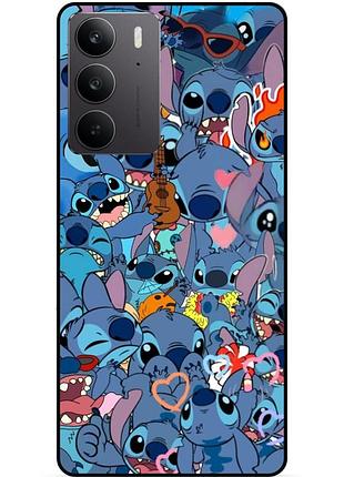 Чехол силиконовый бампер для realme c75 лило и стич stitch