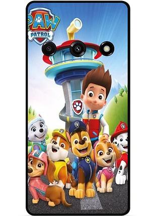Силиконовый чехол для samsung j7 j710 щенячий патруль
