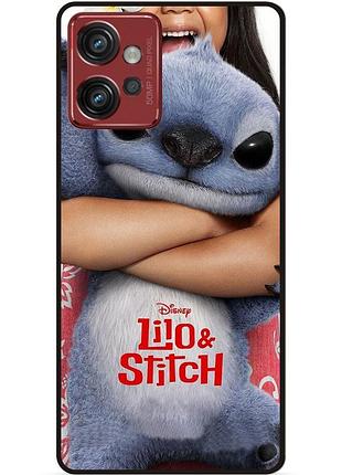 Силіконовий бампер чохол для motorola moto g32 стіч stitch