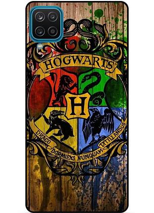 Силиконовый бампер чехол для samsung m12 с рисунком hogwarts хогвартс гарри поттер harry potter