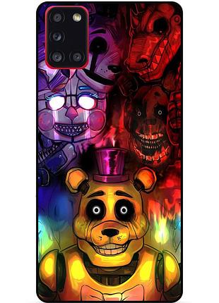 Силіконовий бампер чохол для samsung a21s з малюнком freddy фредді аніматроніки