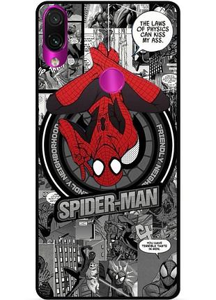 Силіконовий чохол бампер для huawei honor 8x з картинкою людина-павук spider man