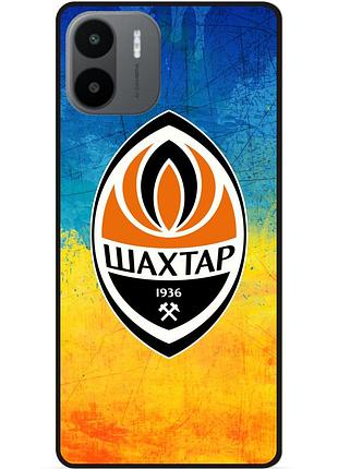 Силиконовый чехол бампер для xiaomi redmi a2 с рисунком шахтер донецк