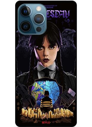 Силіконовий чохол венздей wednesday для xiaomi samsung motorola nokia iphone zte oppo realme vivo уенздей 01