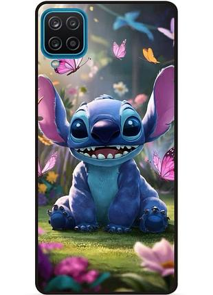 Силіконовий бампер чохол для samsung a12 стіч stitch