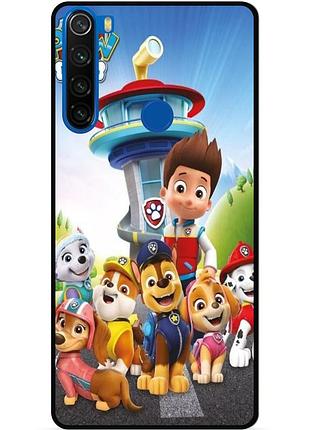 Силиконовый чехол для xiaomi redmi note 8t щенячий патруль