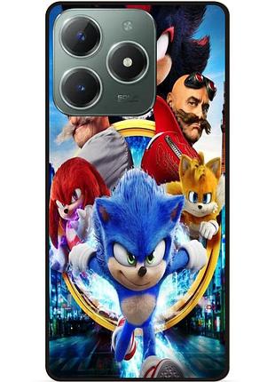 Чехол силиконовый бампер для infinix smart 8 plus (x6526) с картинкой соник sonik