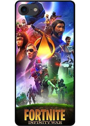 Силиконовый чехол бампер для huawei honor 7a с рисунком fortnite фортнайт