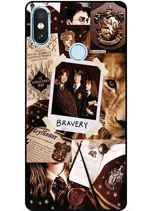 Силиконовый бампер чехол для xiaomi mi 8 с картинкой гарри поттер harry potter