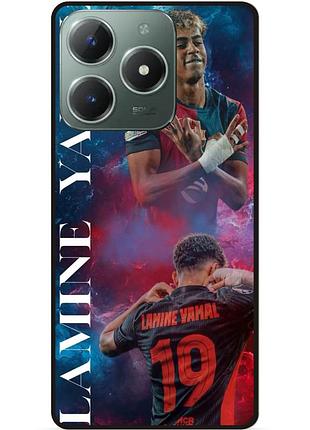 Силиконовый чехол бампер для infinix smart 8 plus (x6526) с рисунком ламин ямаль lamine yamal