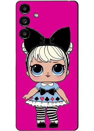 Силиконовый чехол бампер для samsung s21 plus с рисунком кукла lol лол