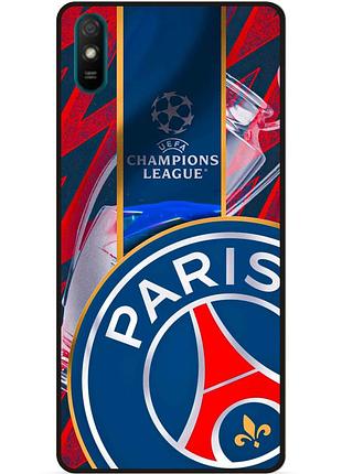 Чехол силиконовый бампер для huawei y5 2019 с рисунком псж psg