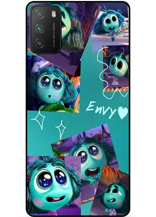 Силіконовий чохол бампер для xiaomi poco m3 з малюнком головоломка