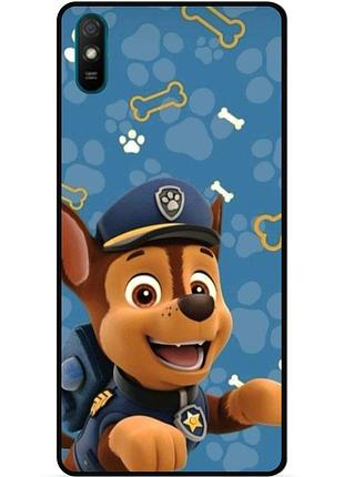Чехол силиконовый для xiaomi redmi 7a с рисунком щенячий патруль чейз