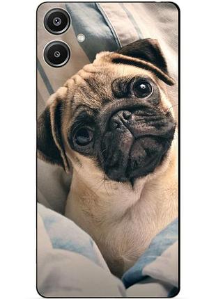 Силіконовий чохол бампер для samsung a05 з малюнком фото мопс