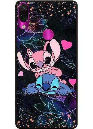 Силиконовый чехол бампер для huawei p20 lite с рисунком стич stitch