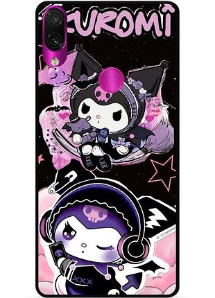 Силиконовый чехол бампер для huawei honor 8x с картинкой kuromi куроми