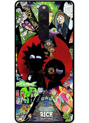 Силіконовий чохол бампер для xiaomi redmi 8 з малюнком rick and morty рік і морті