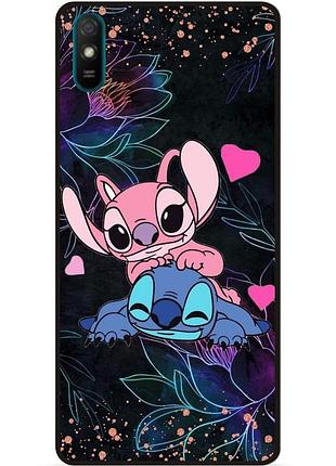 Силиконовый чехол бампер для xiaomi redmi 7a с рисунком стич stitch