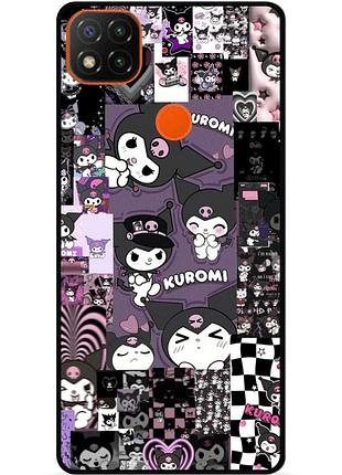Силіконовий бампер чохол для xiaomi redmi 9c з малюнком kuromi куроми